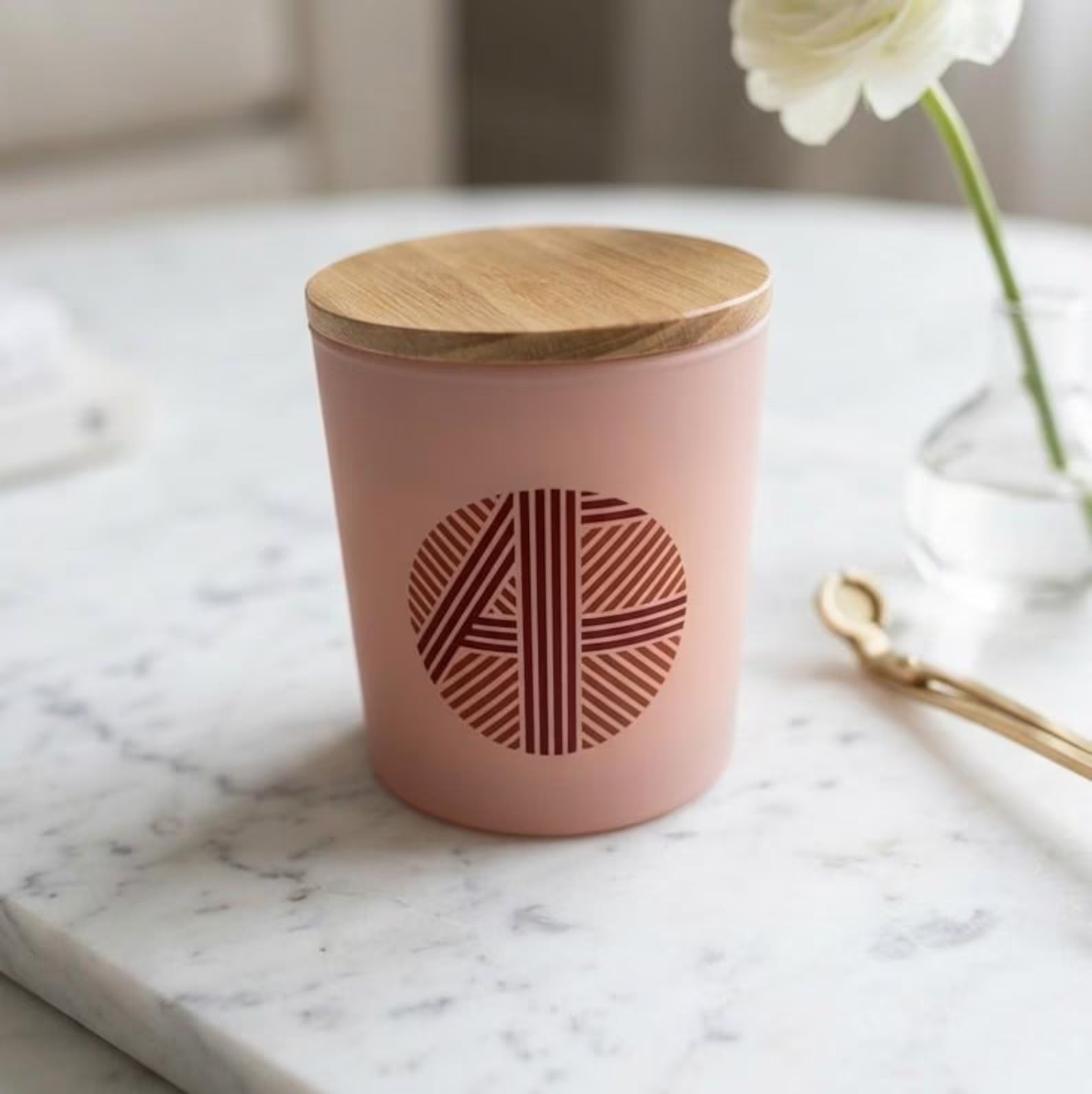 Handmade Scented Soy Candle in Glass Jar | Aesthetic Home Decor | Gift for Her & Him | Mother's Day Gift | Birthday Gift